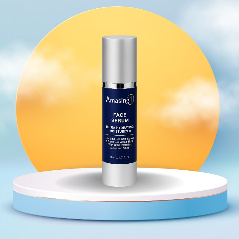 Amasing1 Face Serum - Anti-Aging Serum with Sea Kelp & Nano Particles