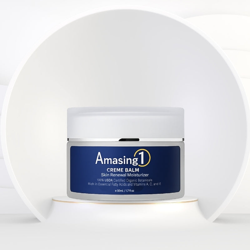 Amasing1 Creme Balm - Organic Skin Renewal Moisturizer for All Skin Types